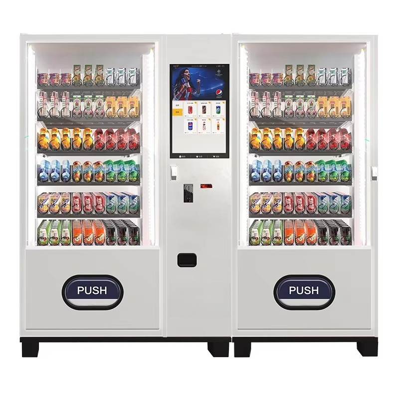 Food Snacks In Usa - 自動冷蔵飲料販売機スマート飲料スナック食品ディスペンサー商業用小売機器キオスク