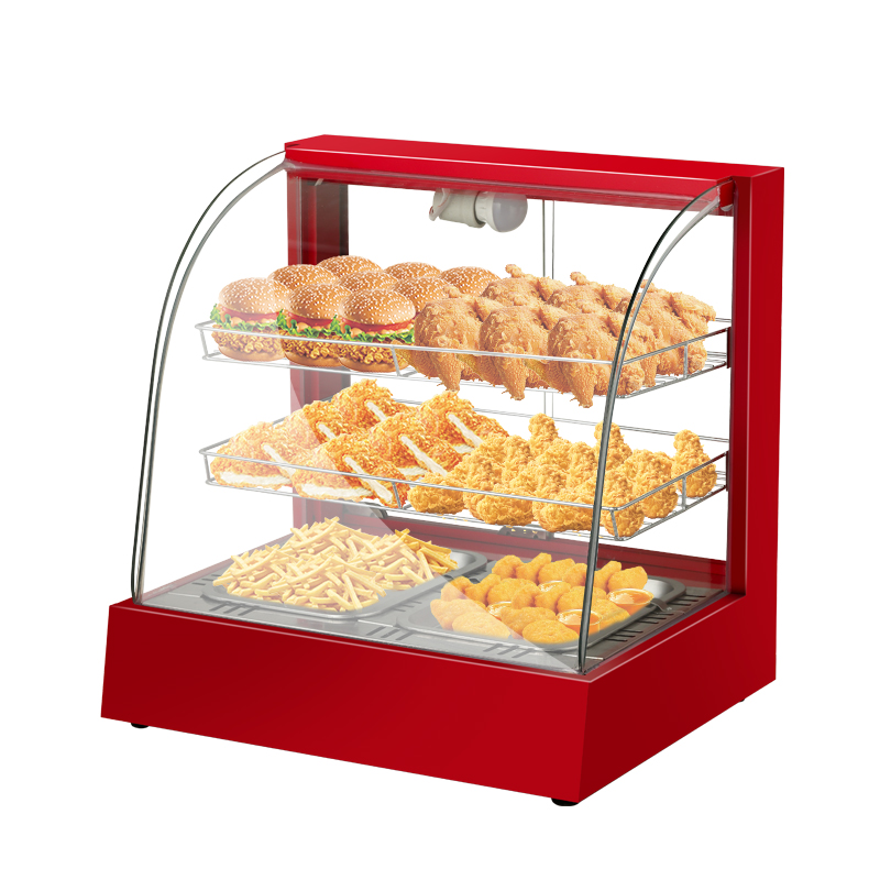 Snacks Food Warmer - レストランカウンター用電気式食品保温ショーケース、パイ保温ディスプレイ、スナックマシンディスプレイ用食品加熱ショーケース