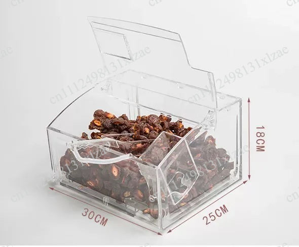 スーパーマーケットのバラ積み食品用完全透明プラスチックディス - Dry Food Snacks のレビューと価格