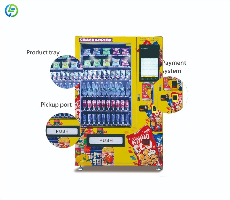 カスタマイズ可能な24時間営業の食品・飲料・スナック自動販売 - Food Snacks Drinks のレビューと価格